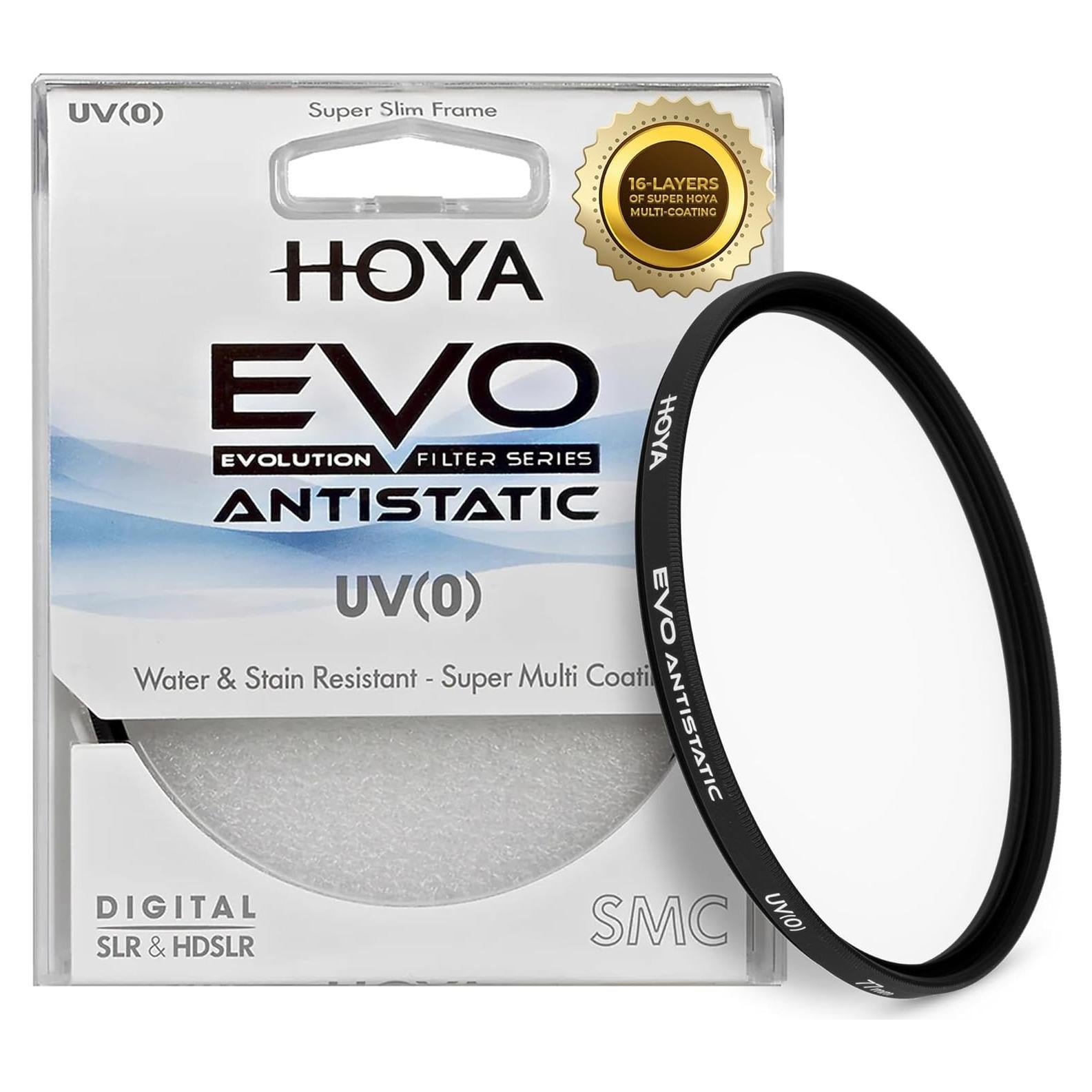Filtro UV Hoya EVO 95mm - Vidrio Óptico Antiestático 16 Capas