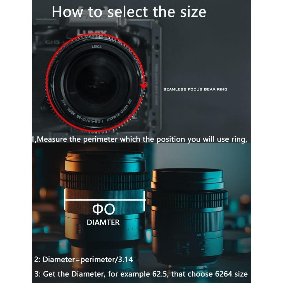 Anillo de Enfoque Sin Costura TILTA TA-FGR 0.8 MOD para Lentes