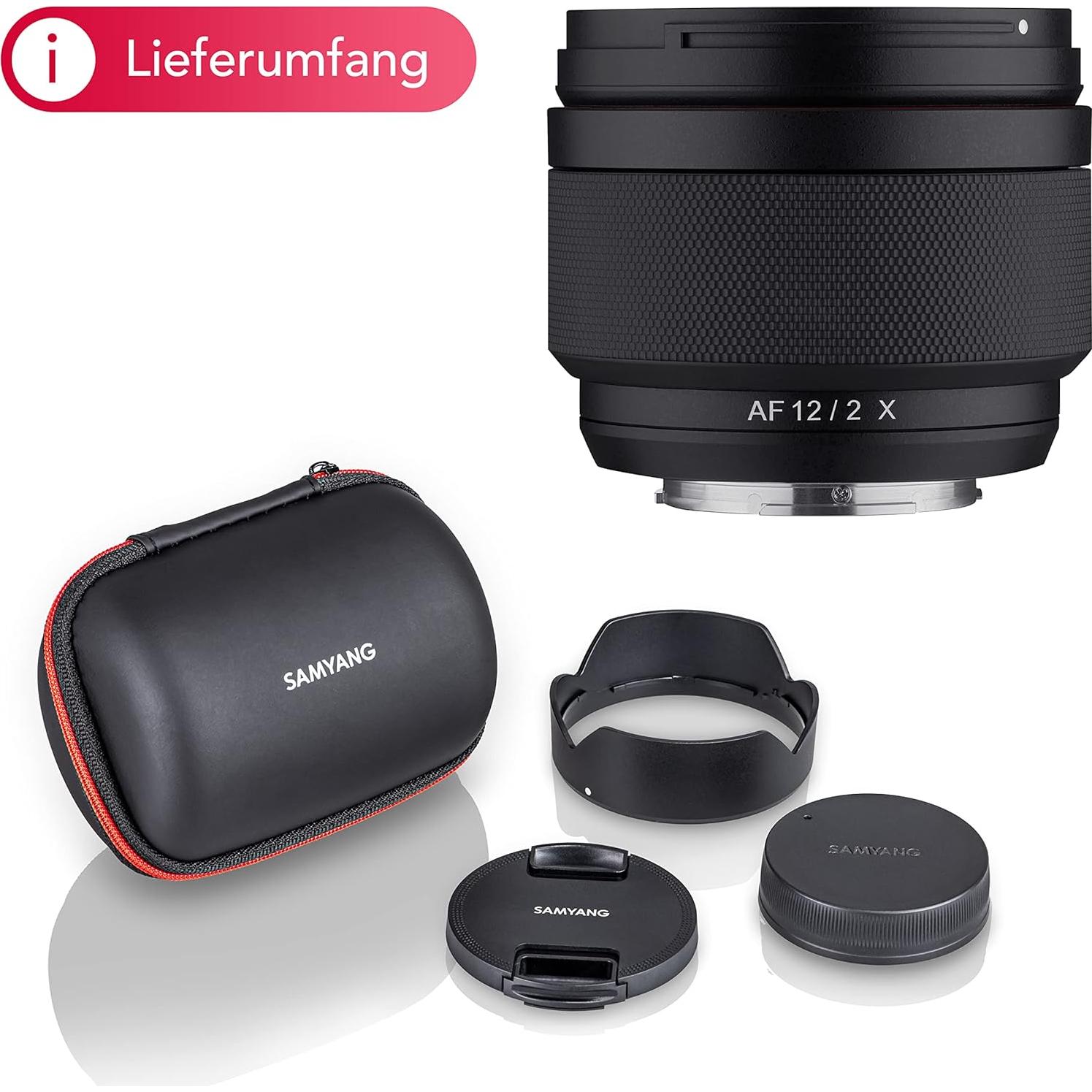 Lente Samyang AF 12mm F2.0 Autofocus para Fuji X-Mount
