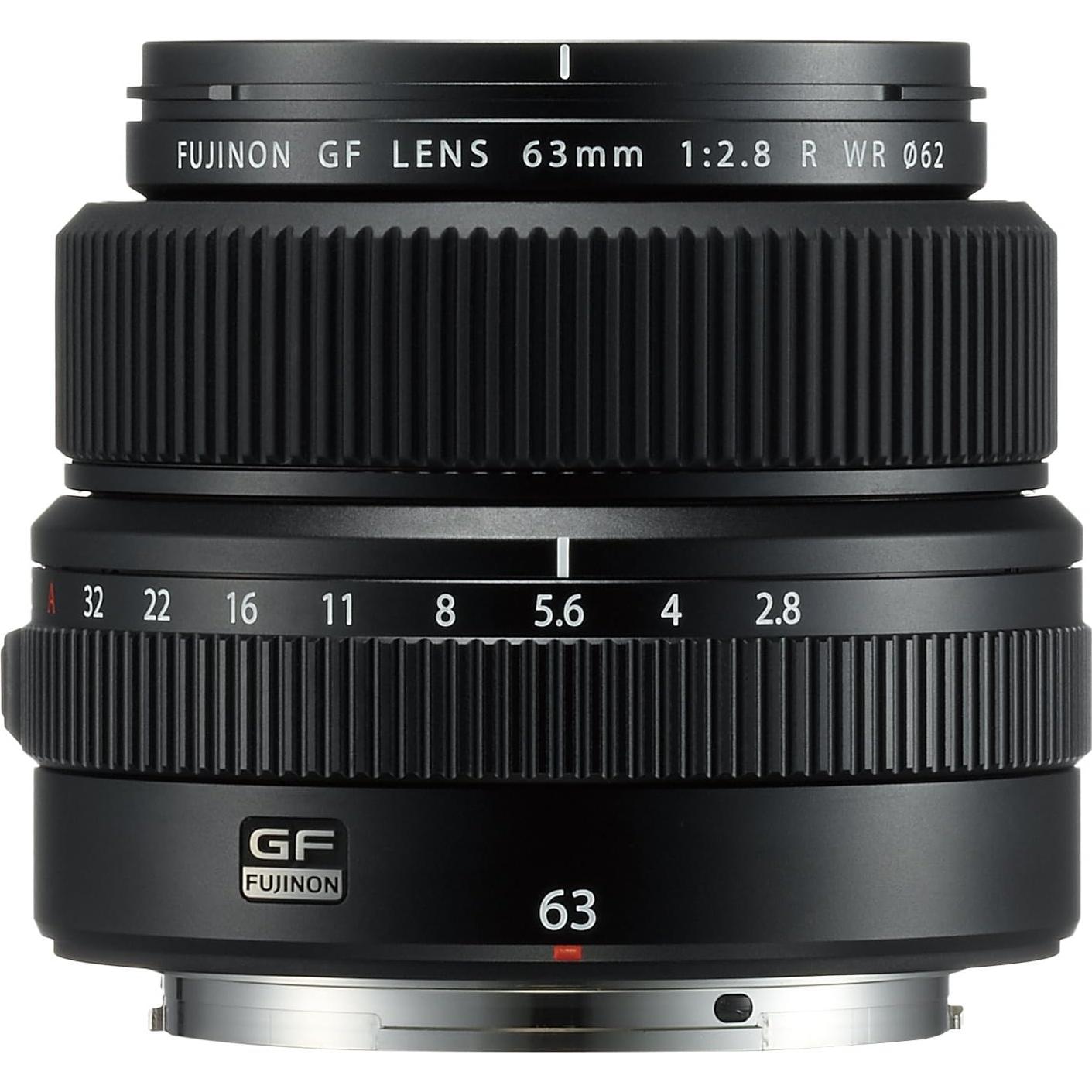 Lente Fujifilm GF63mm F2.8 R WR - Compacta y Ligera