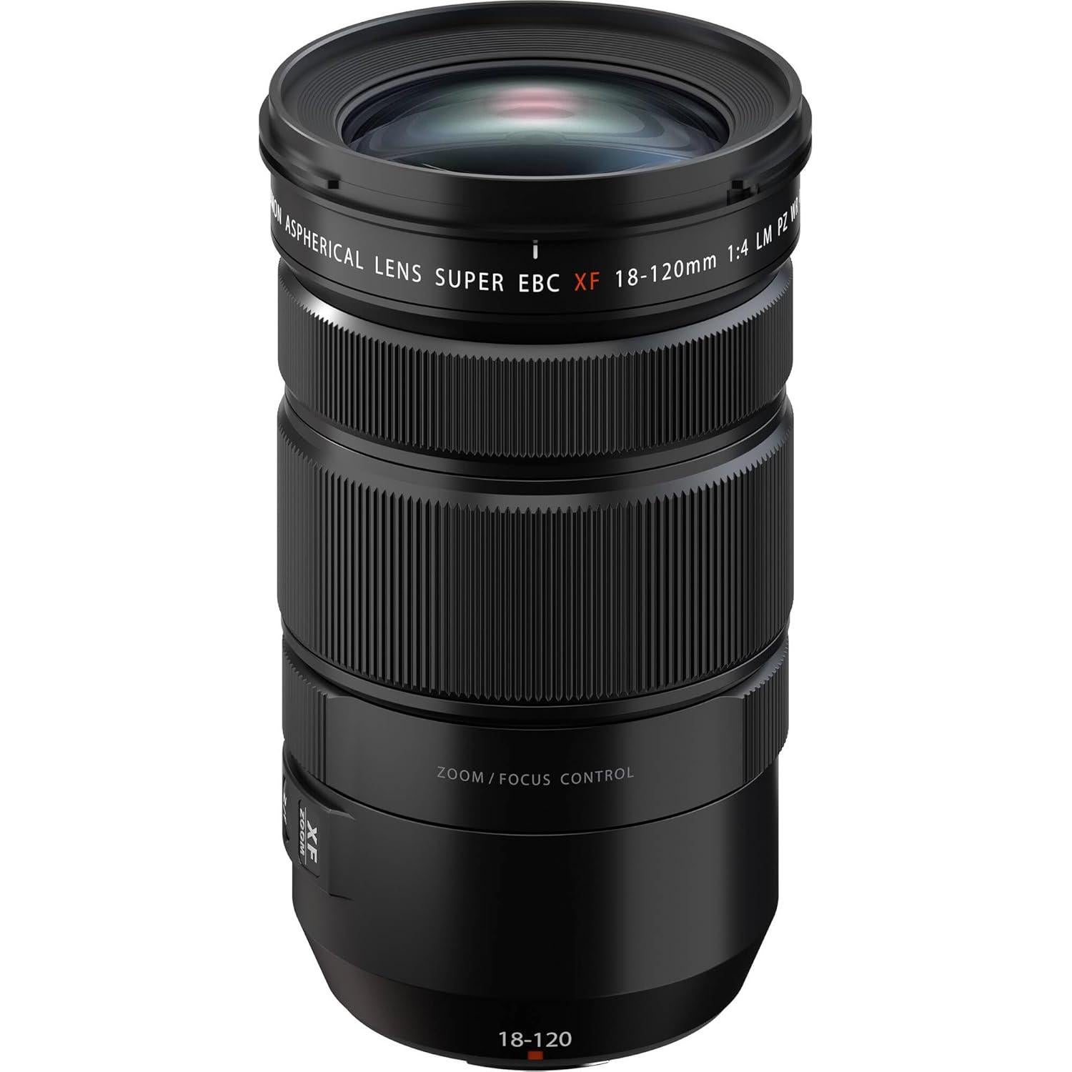 Lente FUJIFILM XF 18-120mm f/4 R LM PZ WR + Kit de limpieza