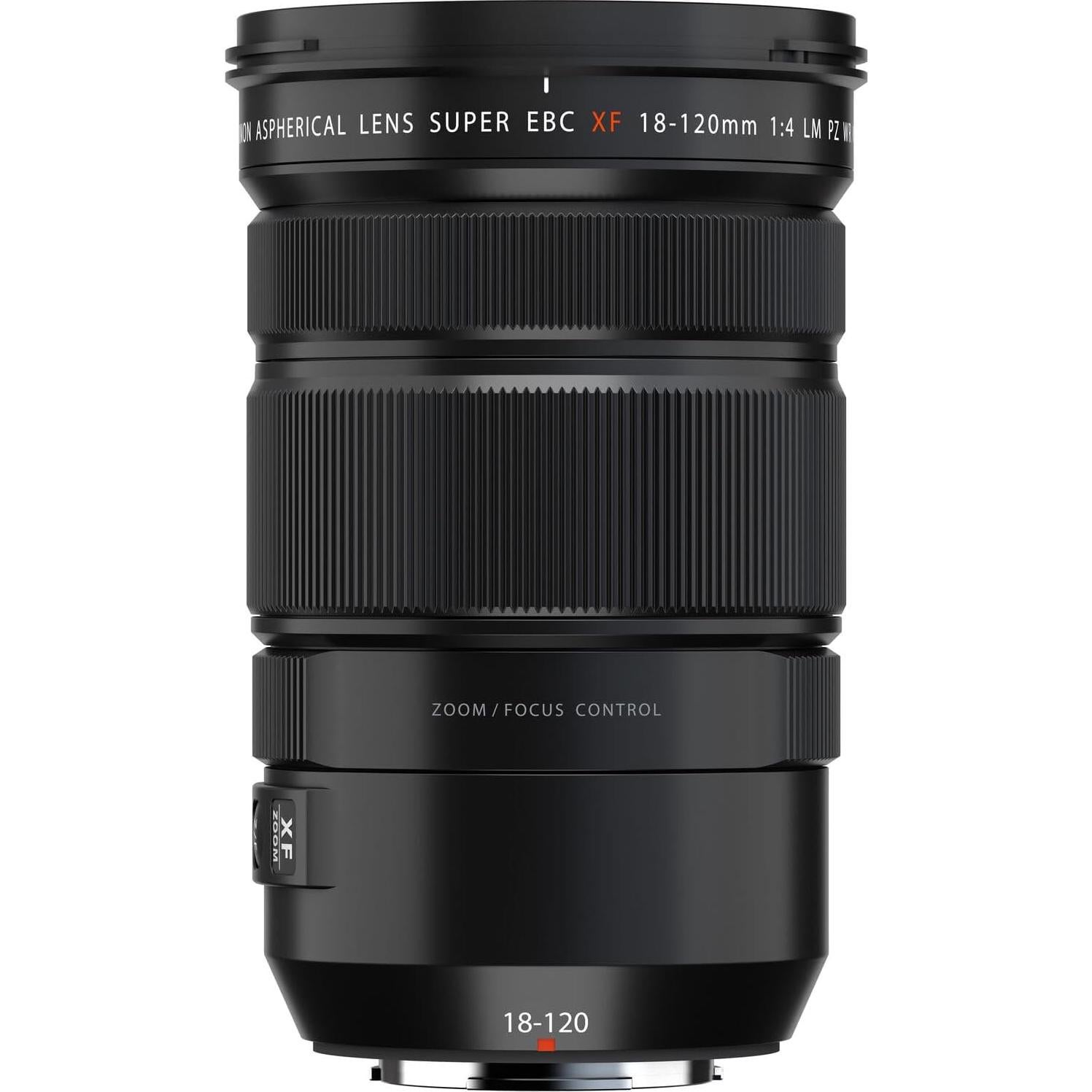 Lente FUJIFILM XF 18-120mm f/4 R LM PZ WR + Kit de limpieza
