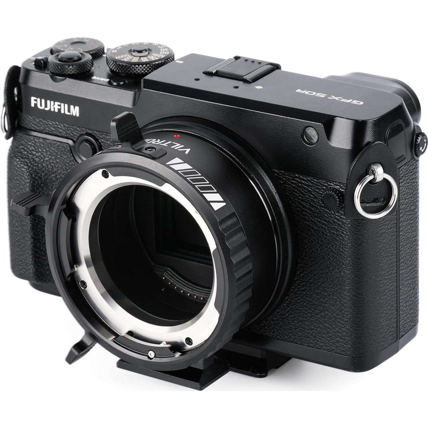 Adaptador de Montura PL-GFX VILTROX para Cámaras Fujifilm GFX