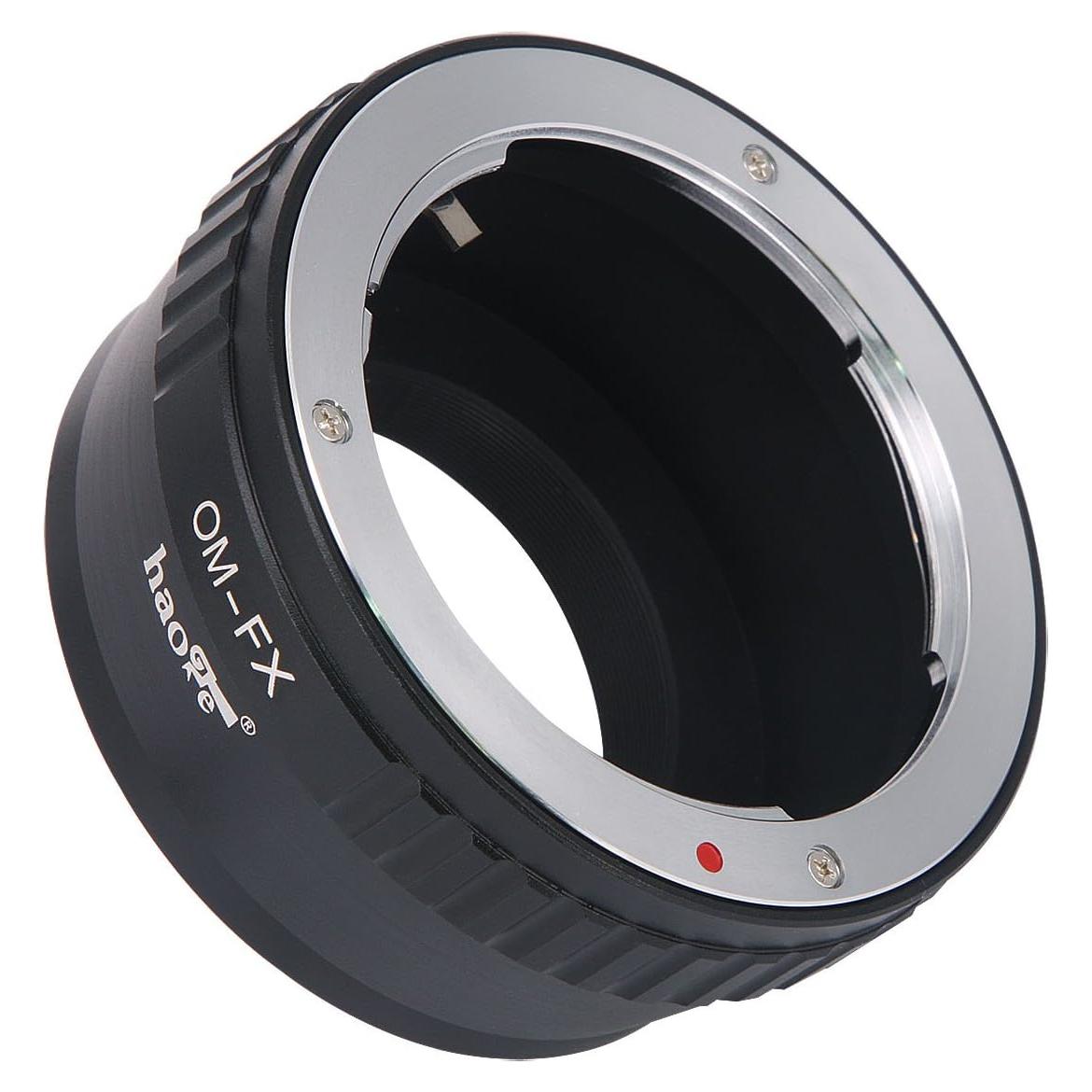 Adaptador de Lente Manual Haoge OM a Fujifilm X - Modelo OM-FX