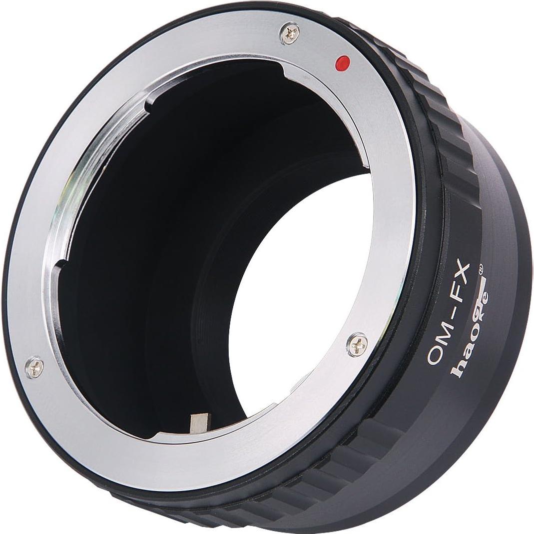 Adaptador de Lente Manual Haoge OM a Fujifilm X - Modelo OM-FX
