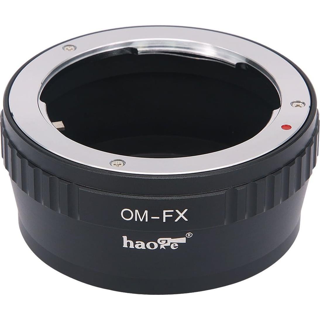 Adaptador de Lente Manual Haoge OM a Fujifilm X - Modelo OM-FX