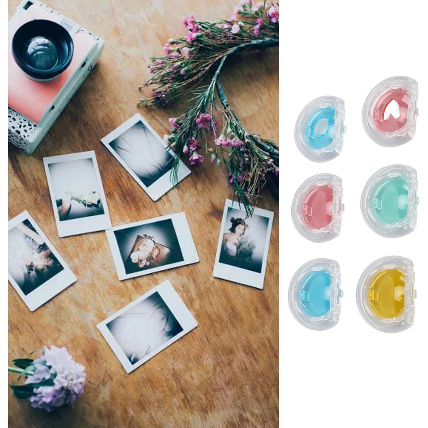 Filtro de lente para cámara Fujifilm Mini 12 - 6 piezas de colores