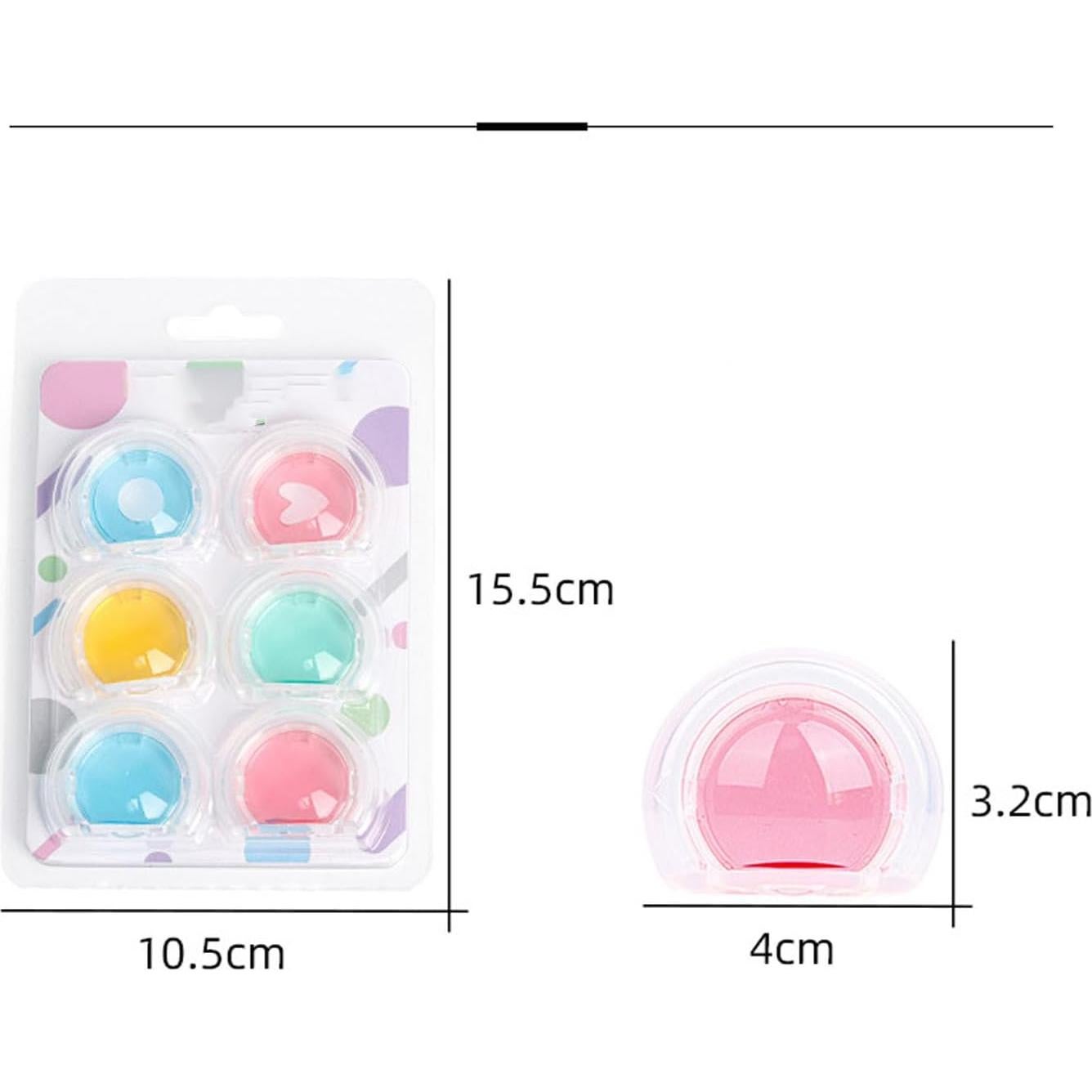 Filtro de lente para cámara Fujifilm Mini 12 - 6 piezas de colores