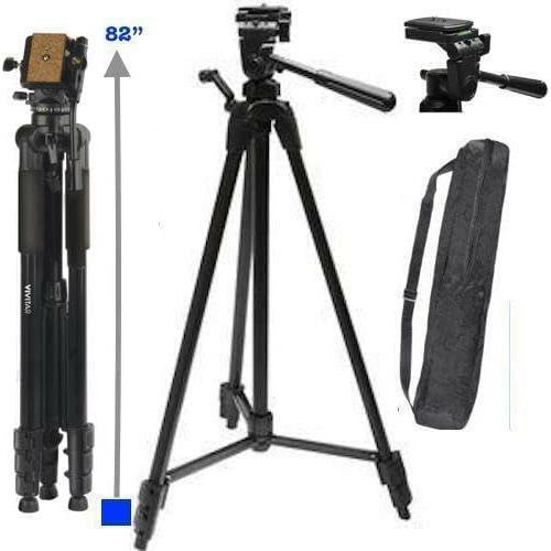 Trípode Profesional 82" OPTURA HD con Mochila y Kit de Limpieza