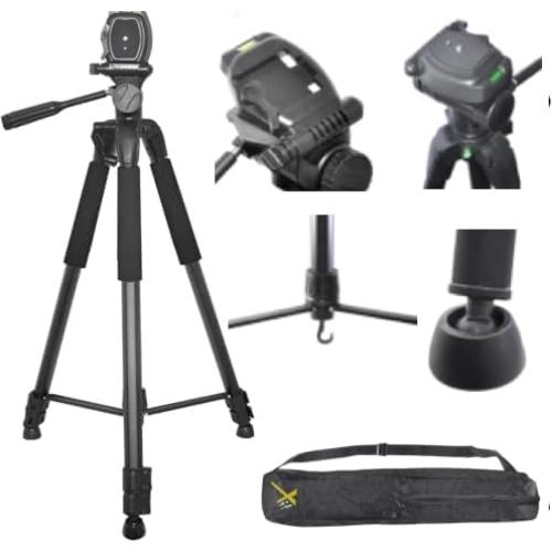 Trípode Profesional 82" OPTURA HD con Mochila y Kit de Limpieza