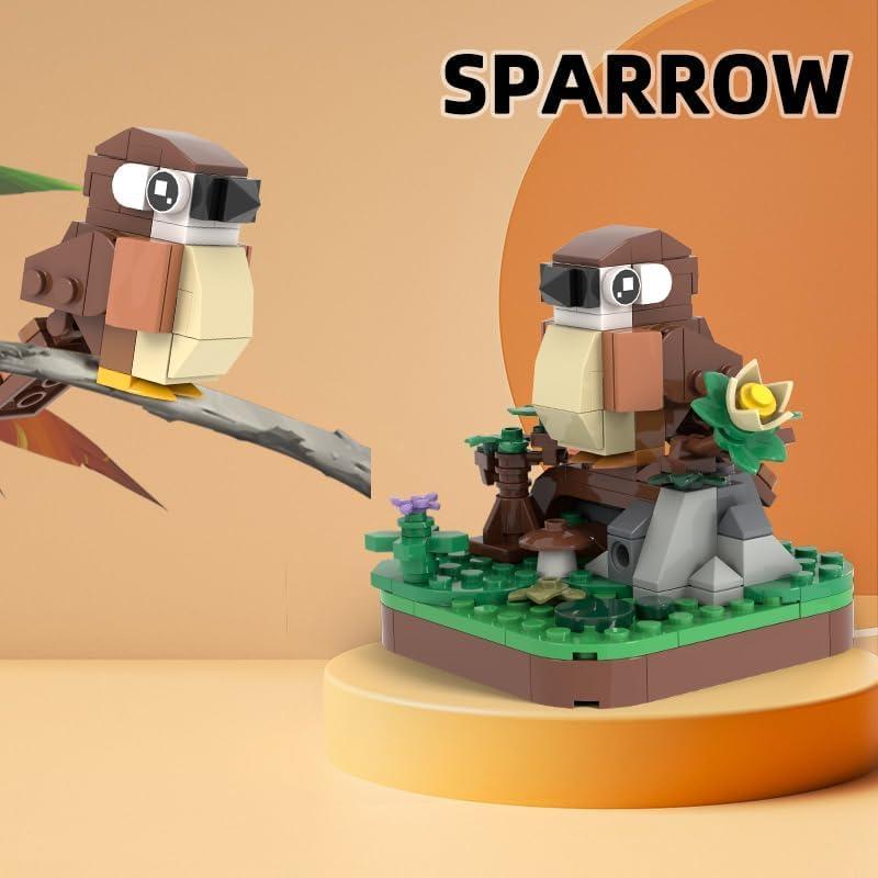 Bloques de Construcción Aves Apostrophe 876 Piezas 6 Modelos