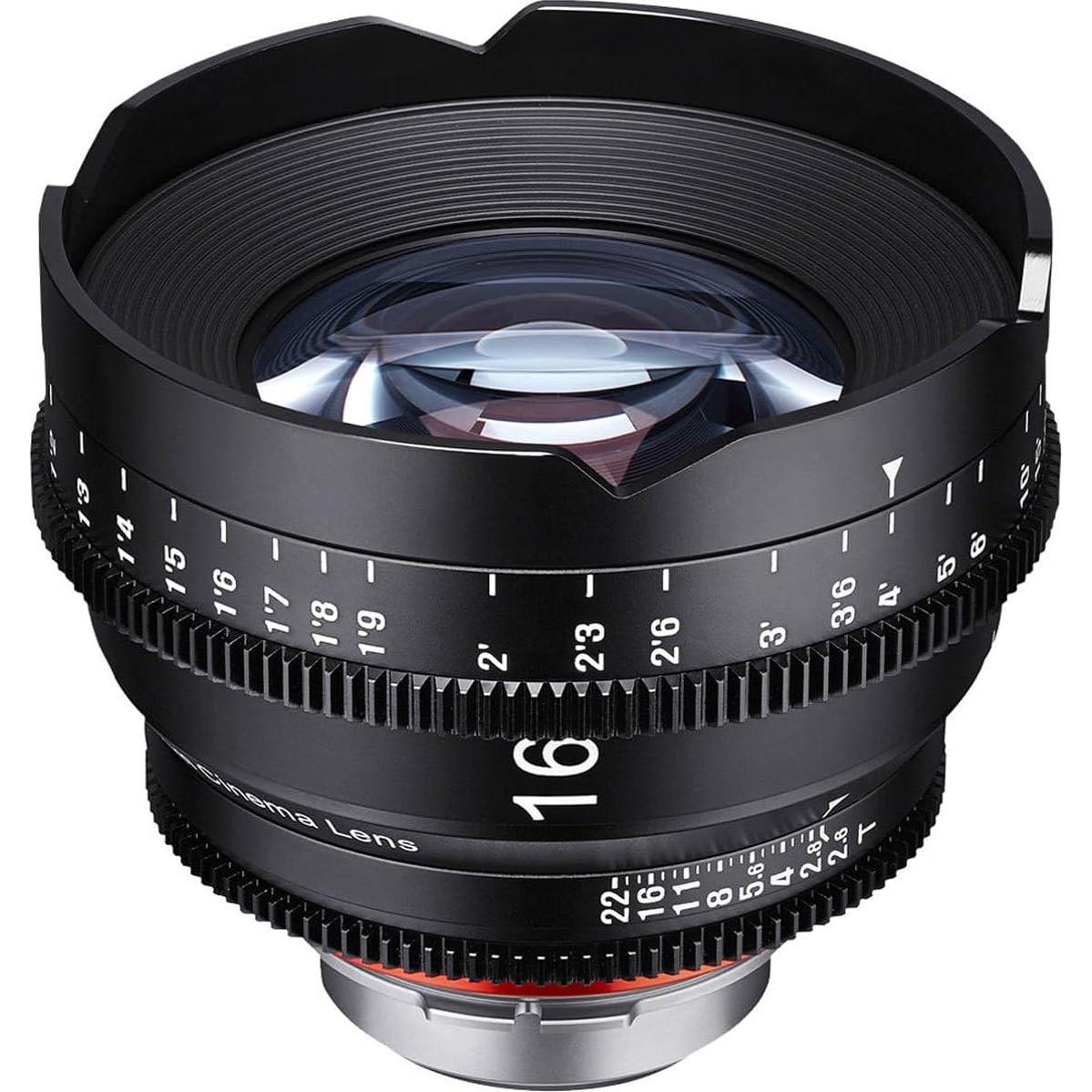Lente de Cine Rokinon Xeen 16mm T2.6 para Canon EF