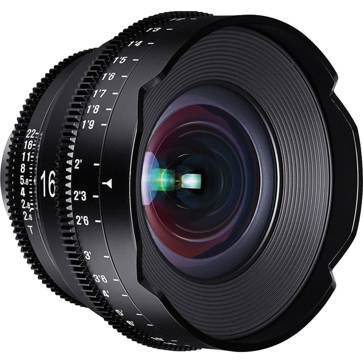 Lente de Cine Rokinon Xeen 16mm T2.6 para Canon EF