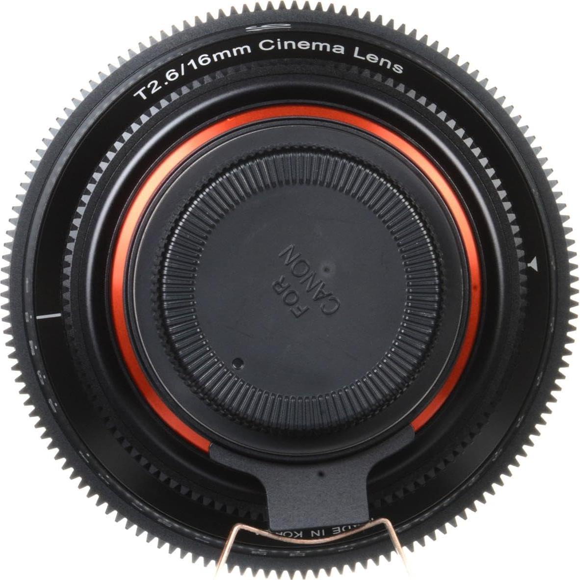 Lente de Cine Rokinon Xeen 16mm T2.6 para Canon EF