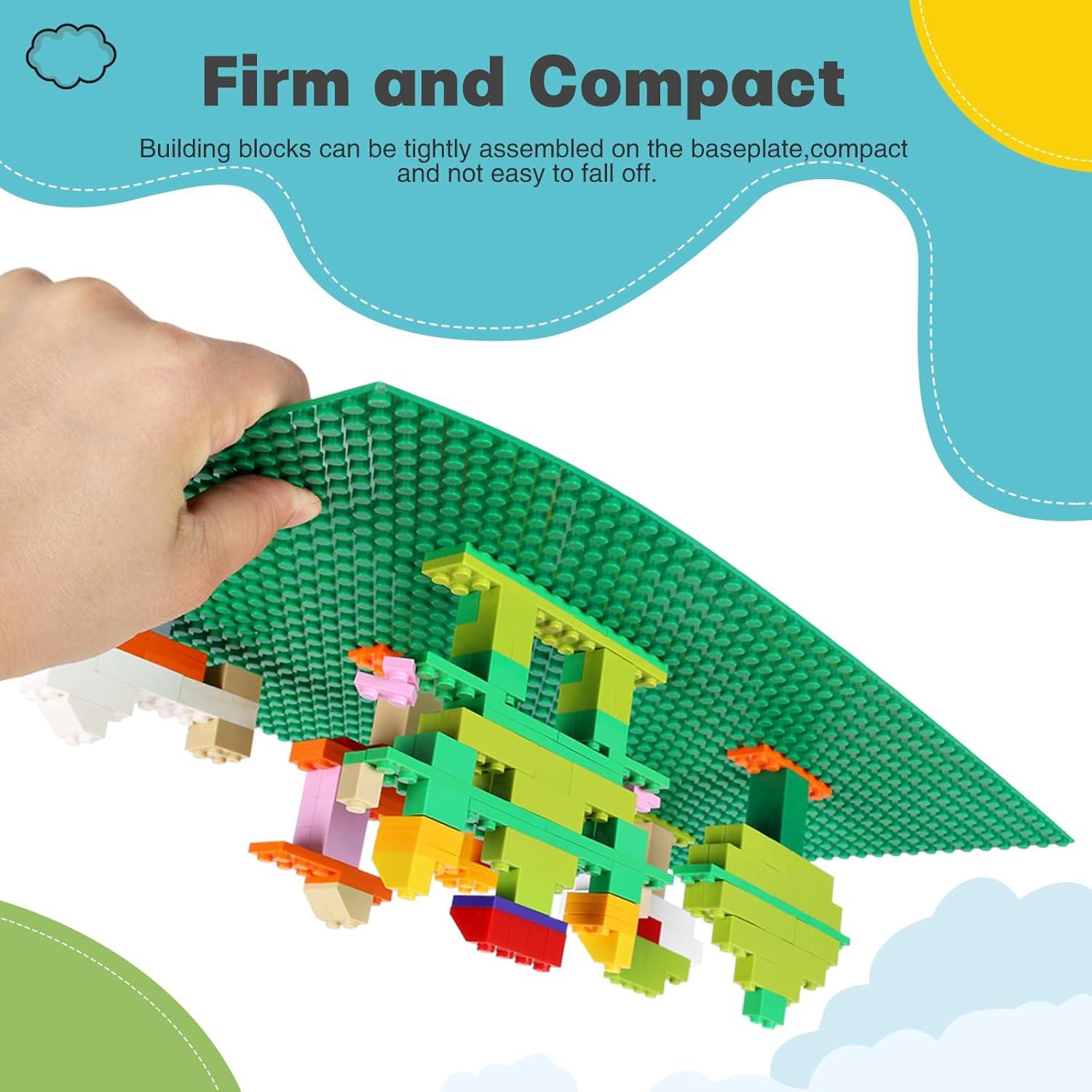 Base de Construcción Sawaruita 10x15 cm Gris y Verde x4