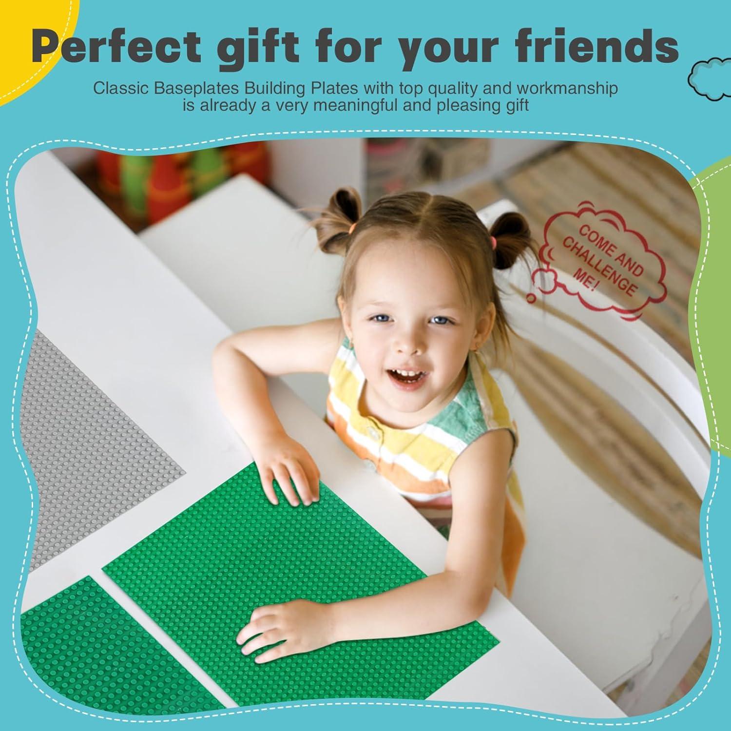 Base de Construcción Sawaruita 10x15 cm Gris y Verde x4