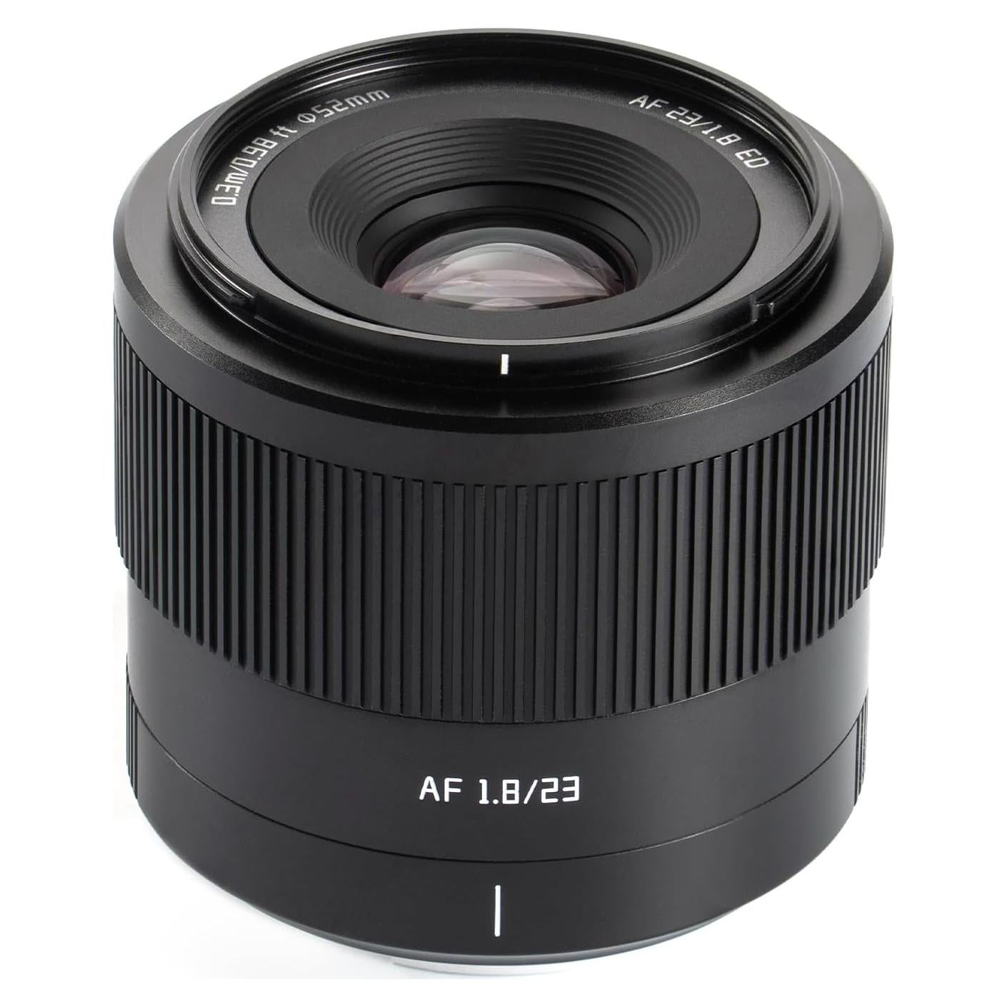 Lente Autofocus TTartisan 23mm F1.8 para Cámaras Fuji X