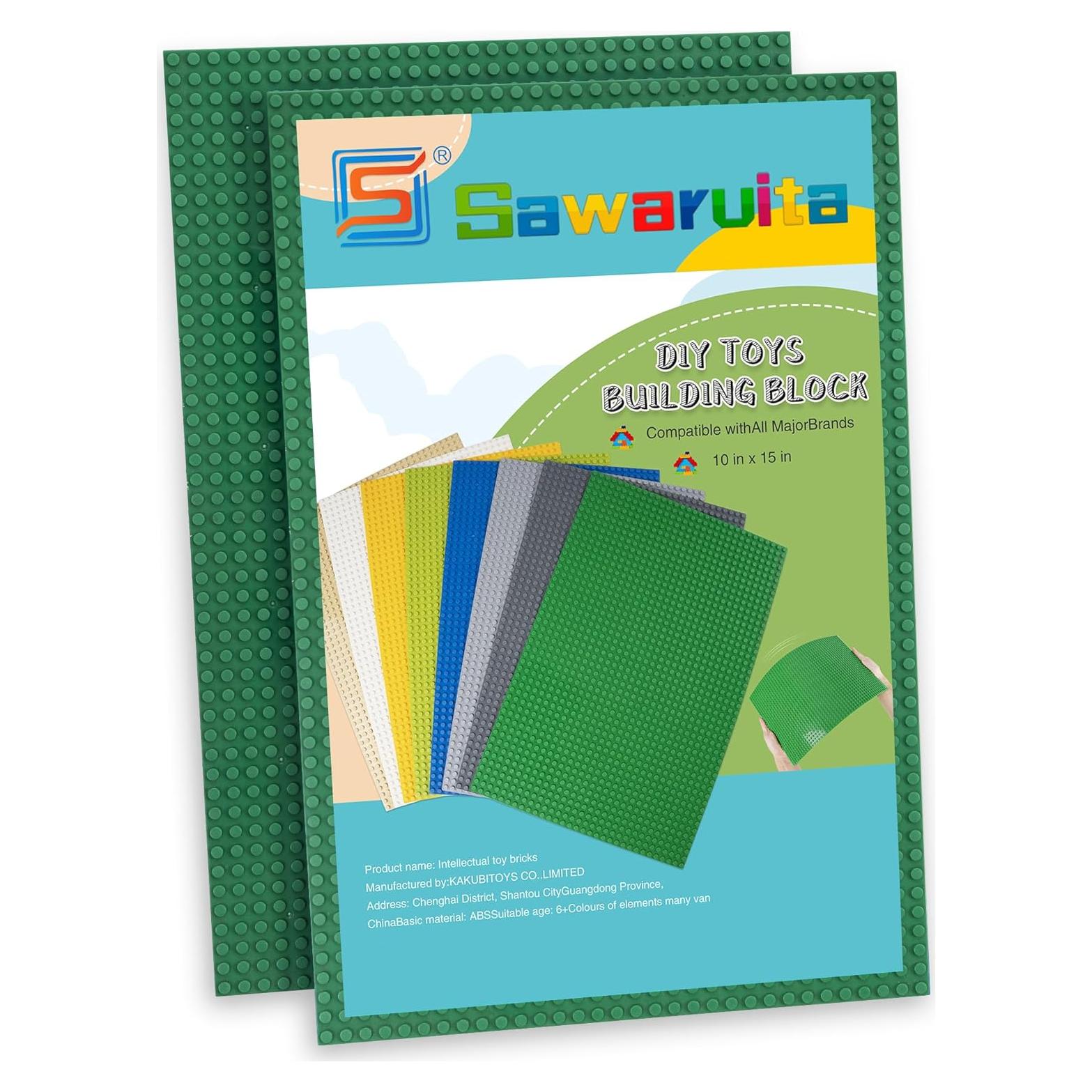 Base de Construcción Sawaruita Verde 25x38 cm Paquete Múltiple