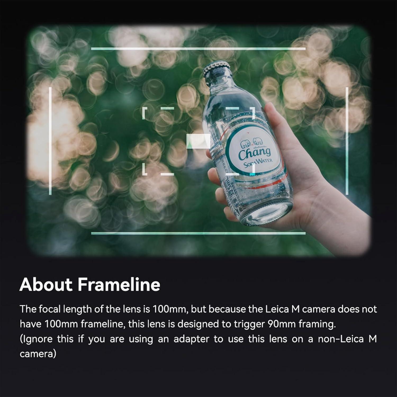 Lente TTArtisan 100mm F2.8 Bokeh de Burbuja para Montura M