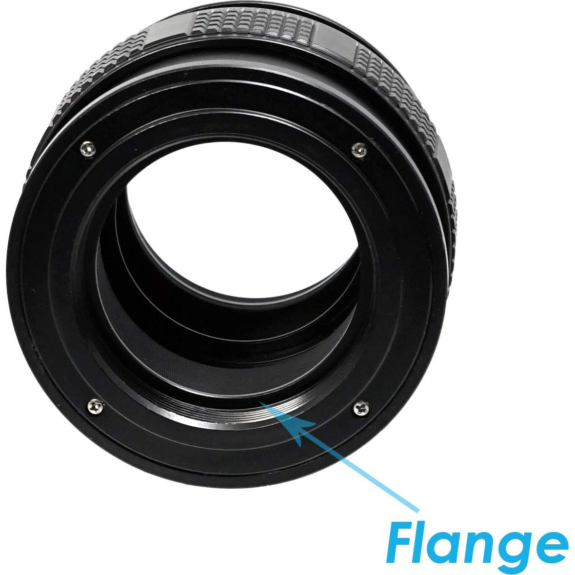 Adaptador Macro Fotasy M42 a Fuji X Enfoque Helicoide 42mm