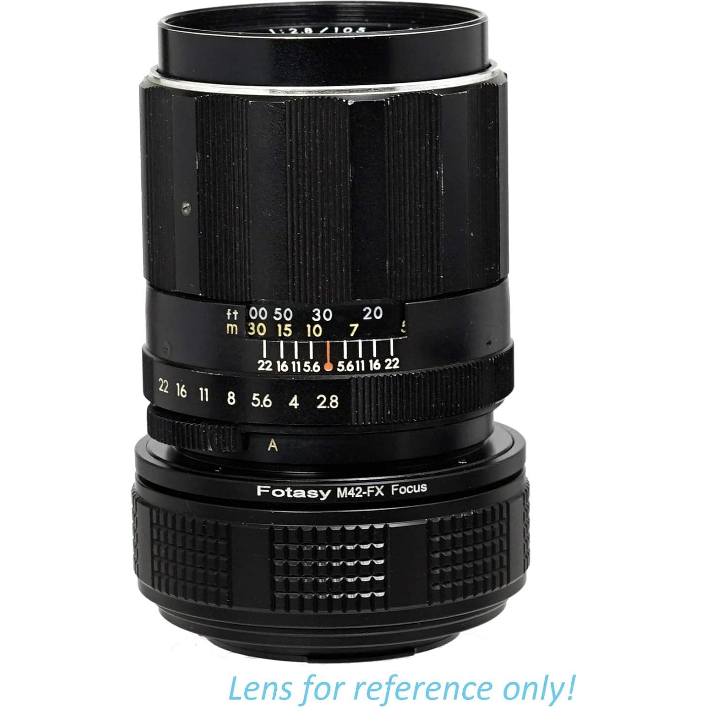 Adaptador Macro Fotasy M42 a Fuji X Enfoque Helicoide 42mm