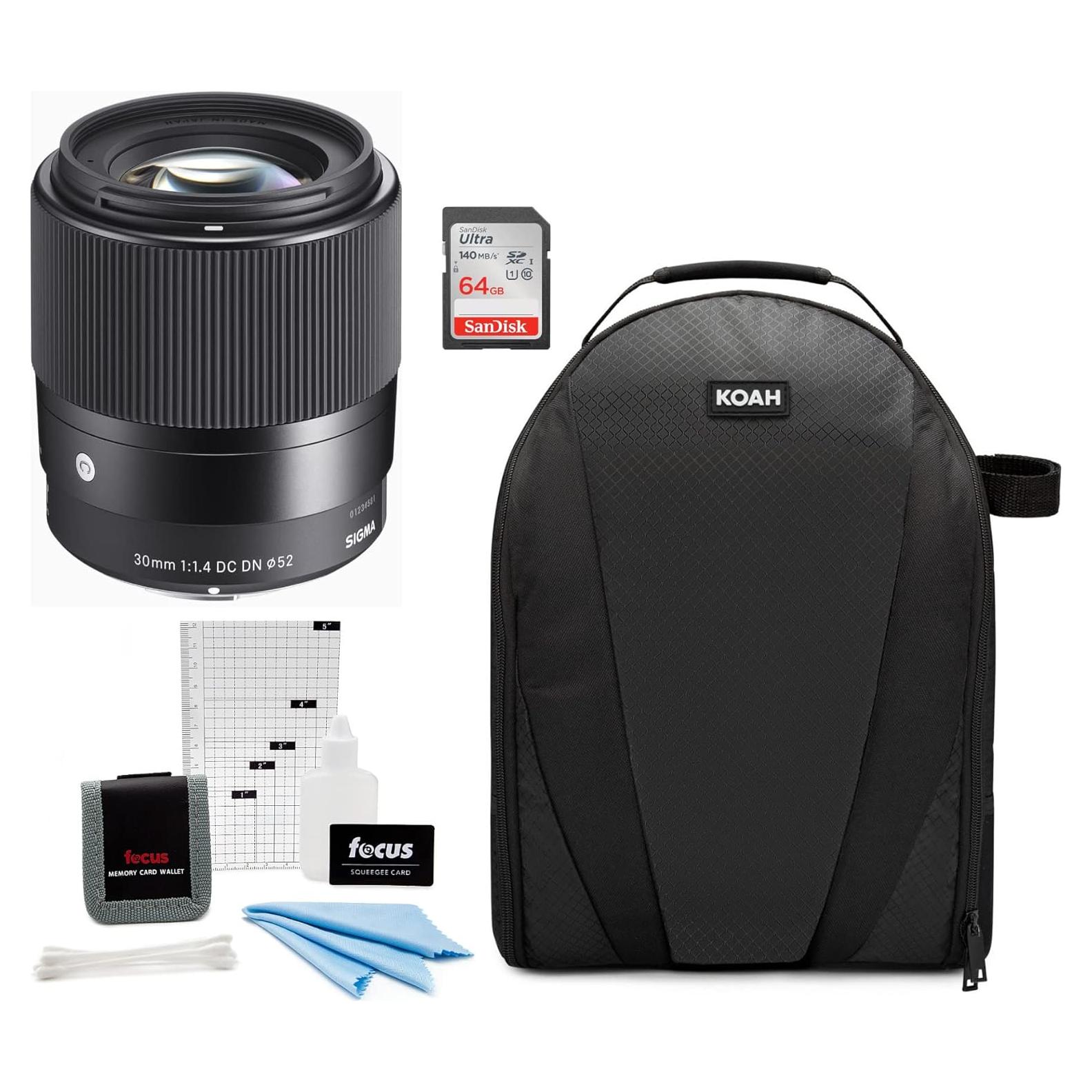 Lente Sigma 30mm F1.4 DC DN para Nikon Z + Accesorios