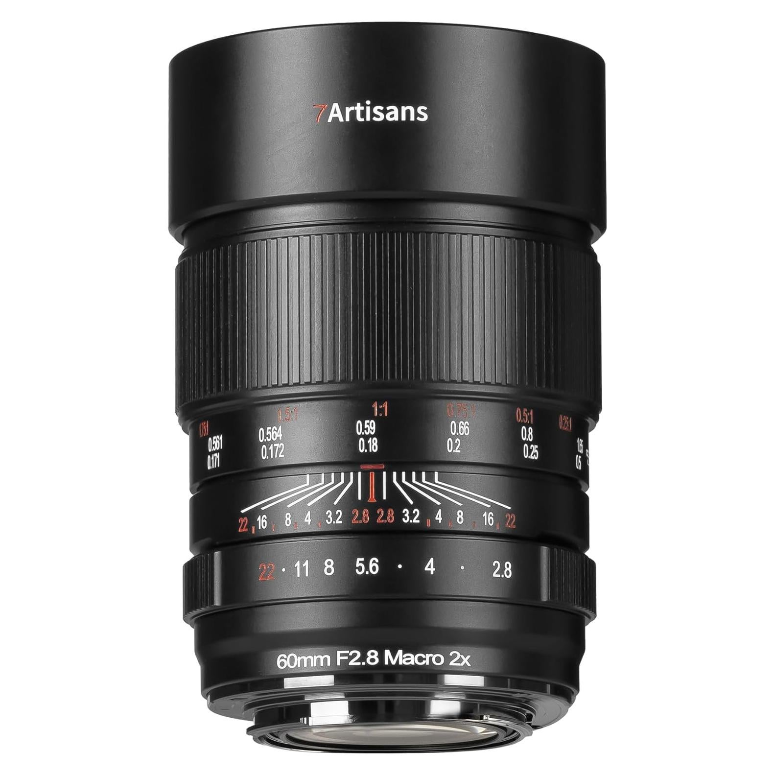 Lente Macro 60mm F2.8 2X 7artisans para Cámara Sony E