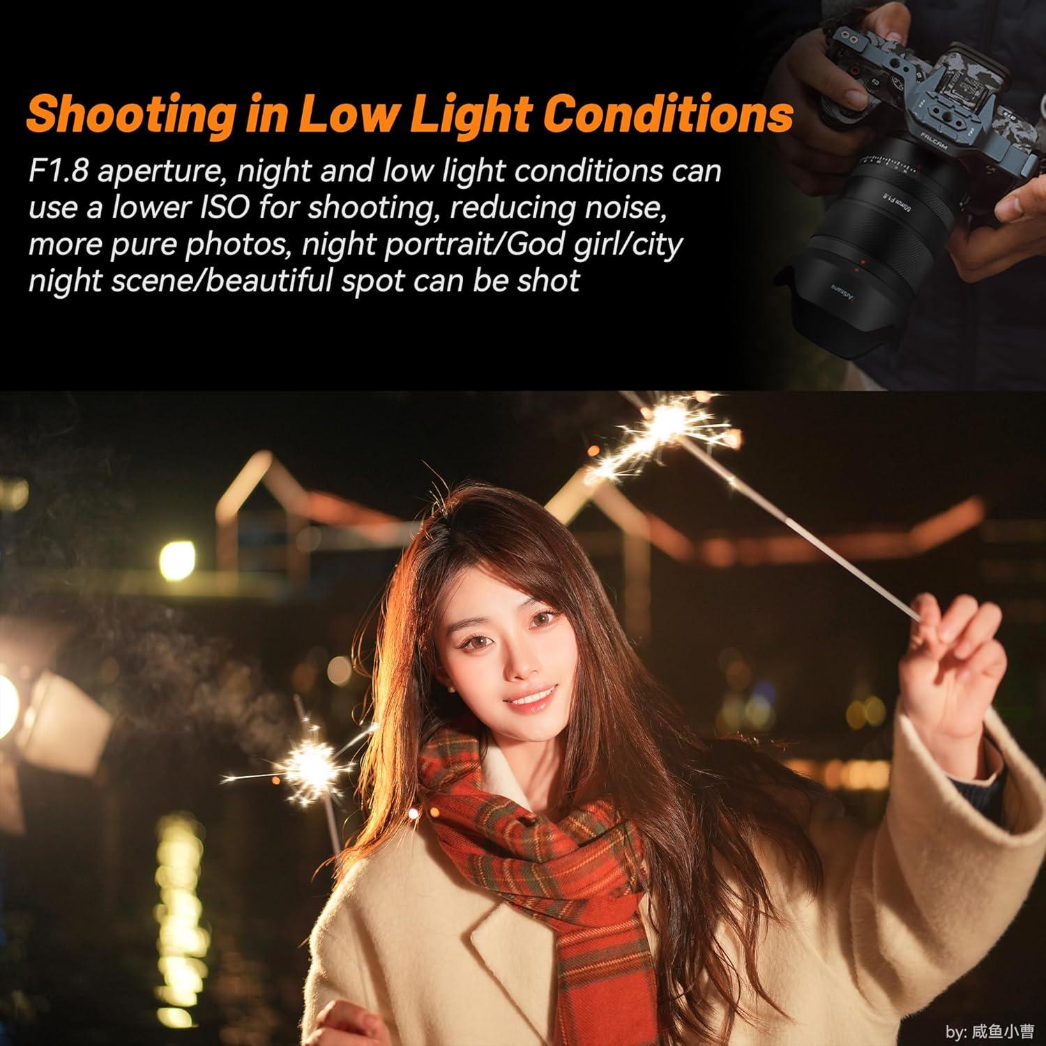 Lente 7artisans AutoFocus 50mm F1.8 para Leica/Panasonic/Sigma