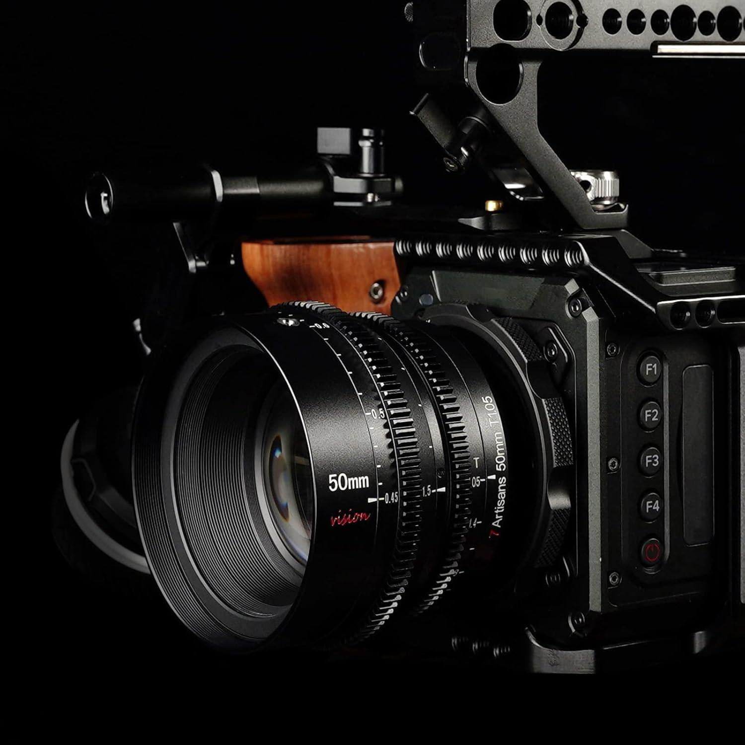 Lente de Cine 7artisans 50mm T1.05 para Canon RF