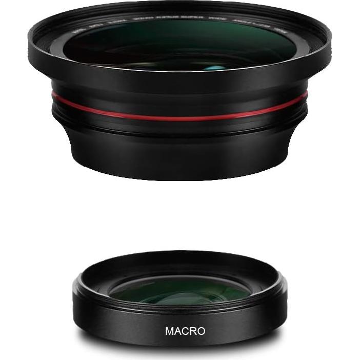 Lente Gran Angular 0.39X VGear para Videocámaras 37mm