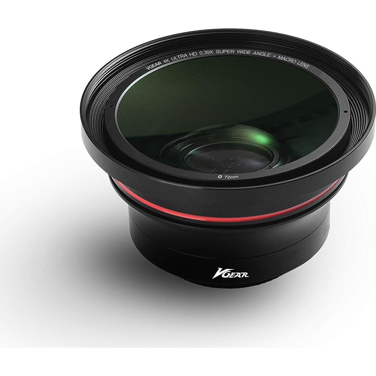 Lente Gran Angular 0.39X VGear para Videocámaras 37mm