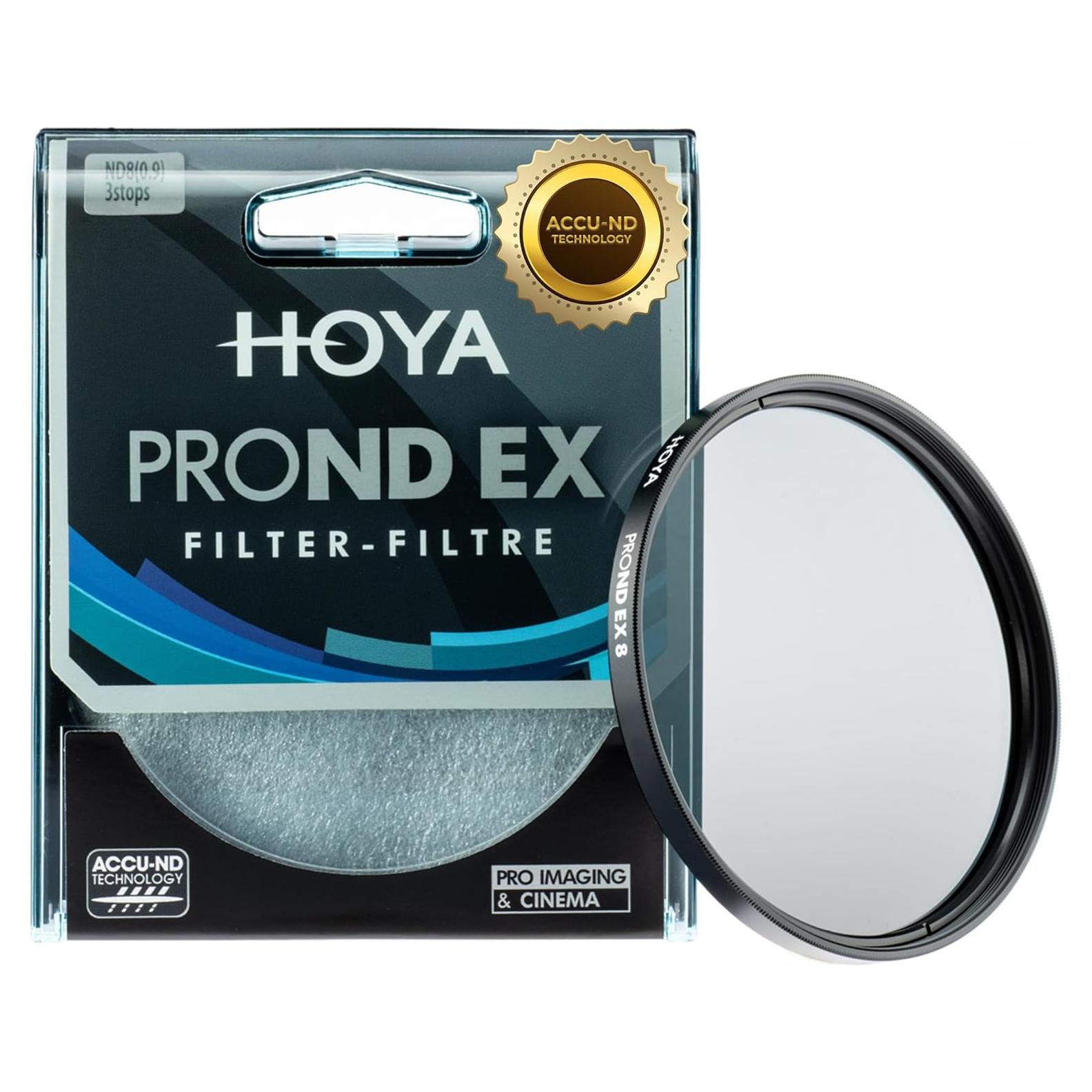 Filtro ND Hoya PRO ND-EX 82mm ND8 - Control de exposición preciso