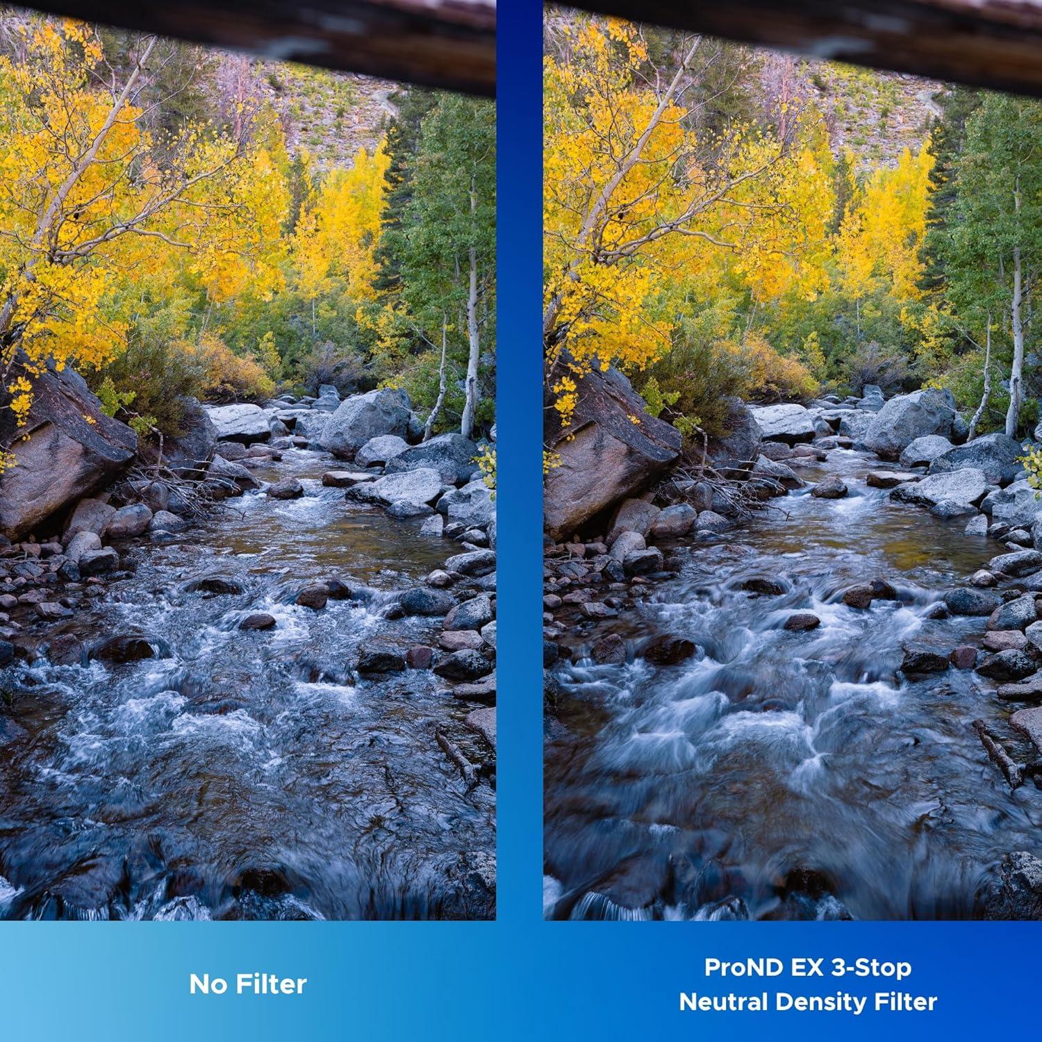 Filtro ND Hoya PRO ND-EX 82mm ND8 - Control de exposición preciso