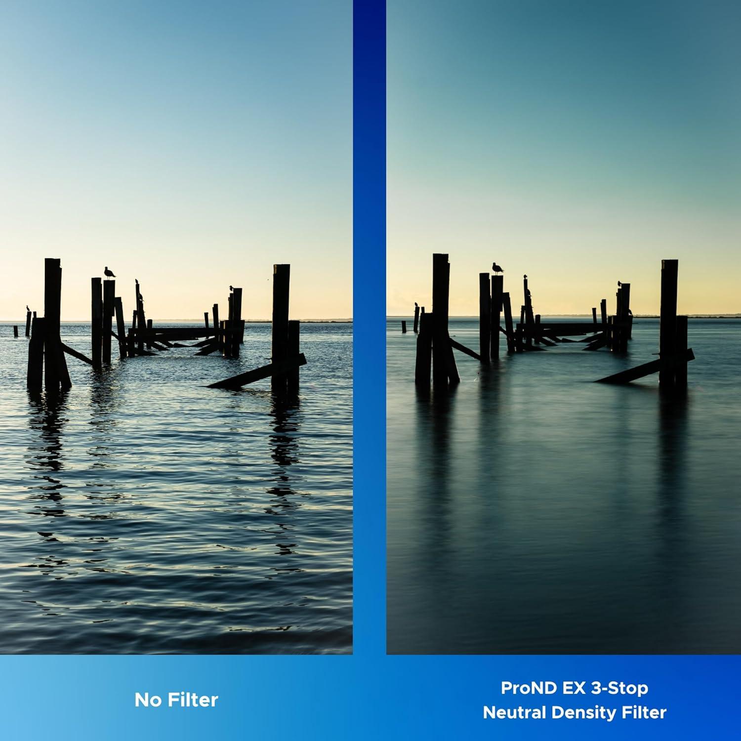 Filtro ND Hoya PRO ND-EX 82mm ND8 - Control de exposición preciso