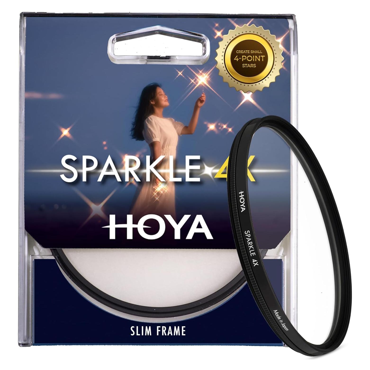 Filtro Hoya Sparkle 4X 62mm - Efecto Estrella para Fotografía