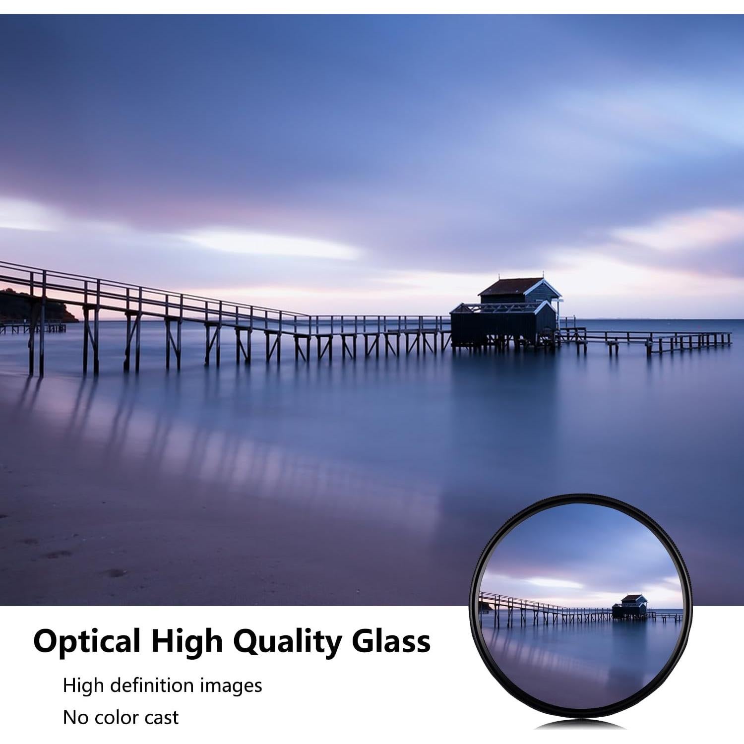 Filtro ND64 67mm LENSKINS Densidad Neutra 6 Pasos