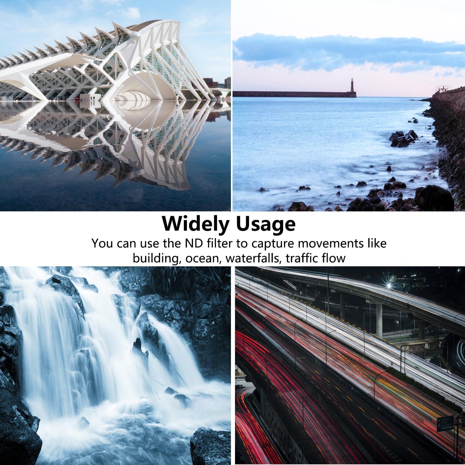 Filtro ND64 67mm LENSKINS Densidad Neutra 6 Pasos