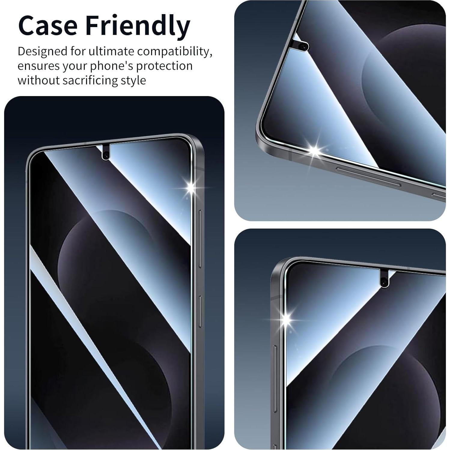 Protector de Pantalla y Lente para Samsung Galaxy S25 Edge - 3 Piezas