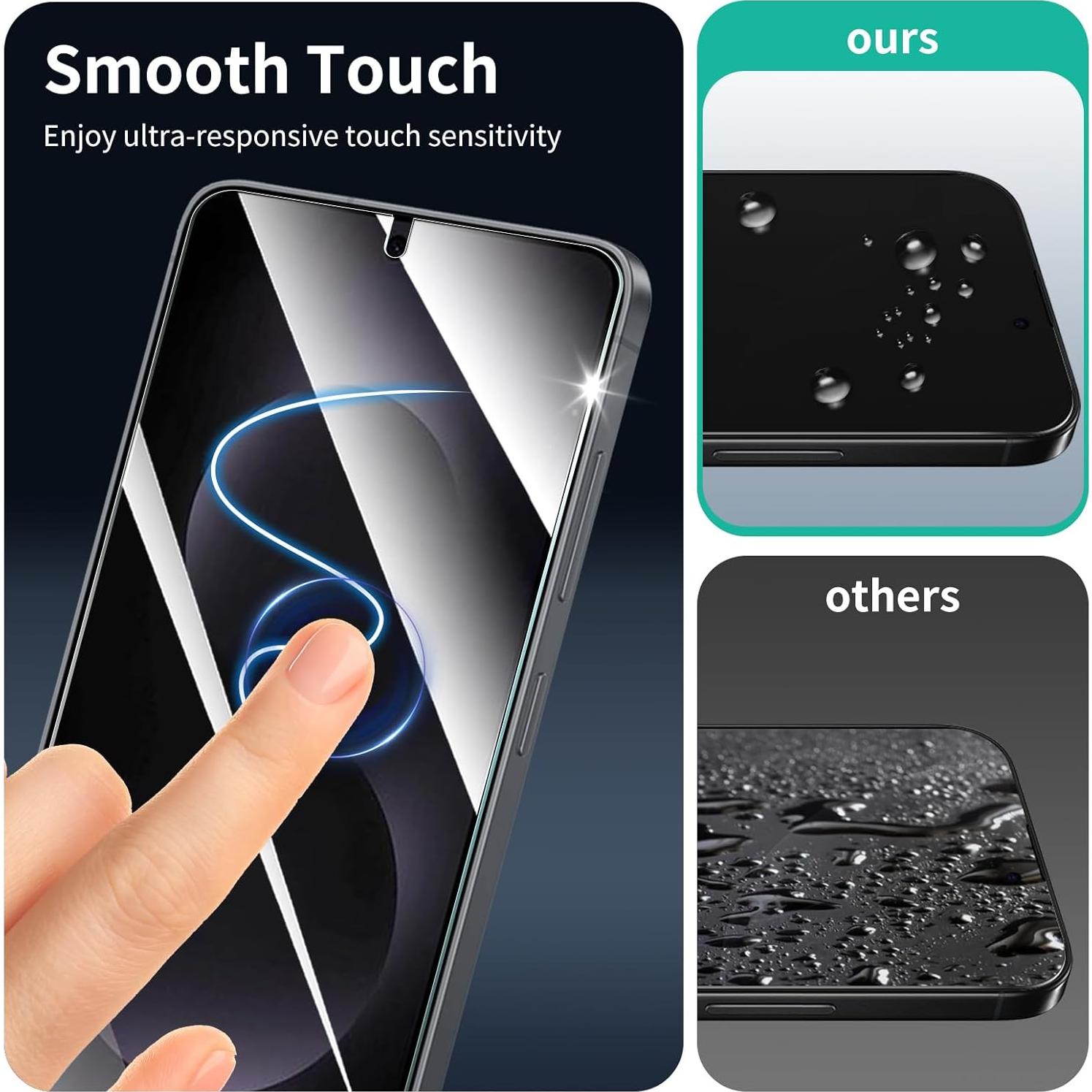 Protector de Pantalla y Lente para Samsung Galaxy S25 Edge - 3 Piezas