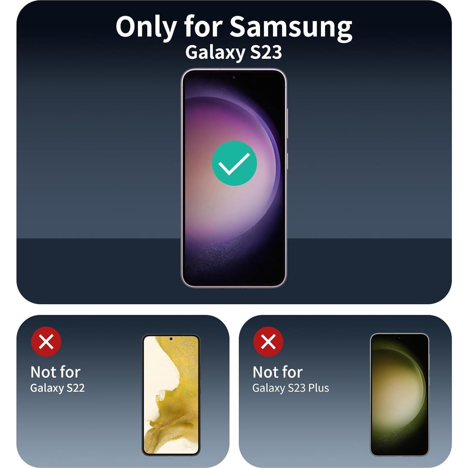 Protector de Pantalla y Lente para Samsung Galaxy S23 - Dureza 9H