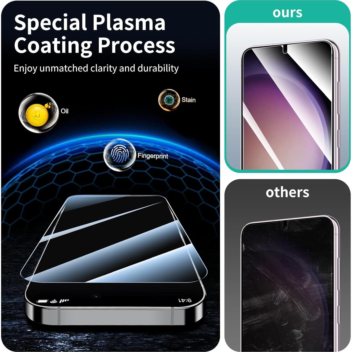 Protector de Pantalla y Lente para Samsung Galaxy S23 - Dureza 9H