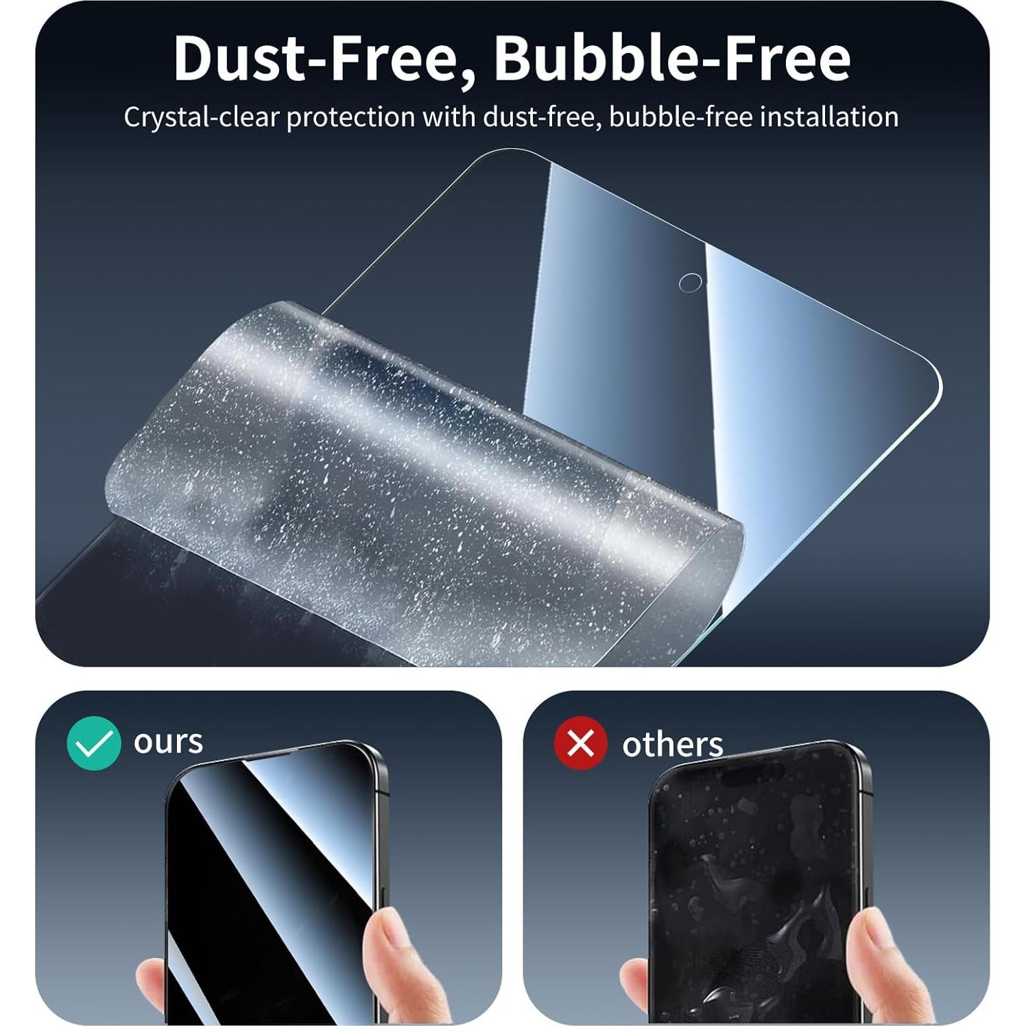 Protector de Pantalla y Lente para Samsung Galaxy A55 - 3 Piezas