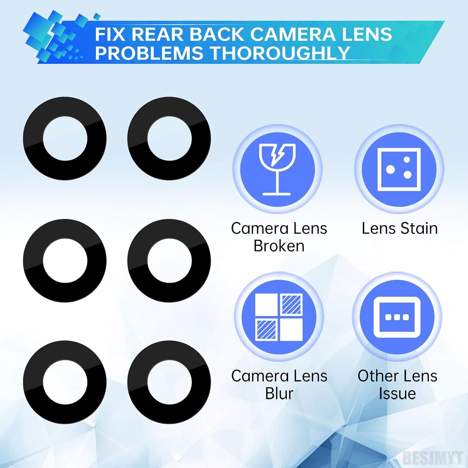 Paquete de 2 Lentes de Cámara Trasera para Samsung A15