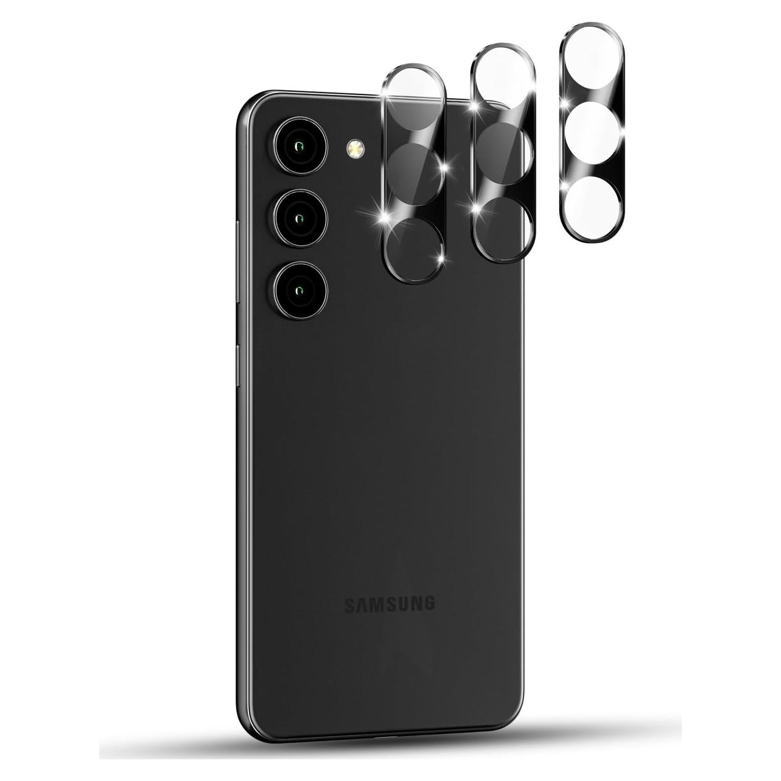 Protector de Lente de Cámara CloudValley para Samsung Galaxy S24/S23/S23 Plus - Vidrio Templado 9H