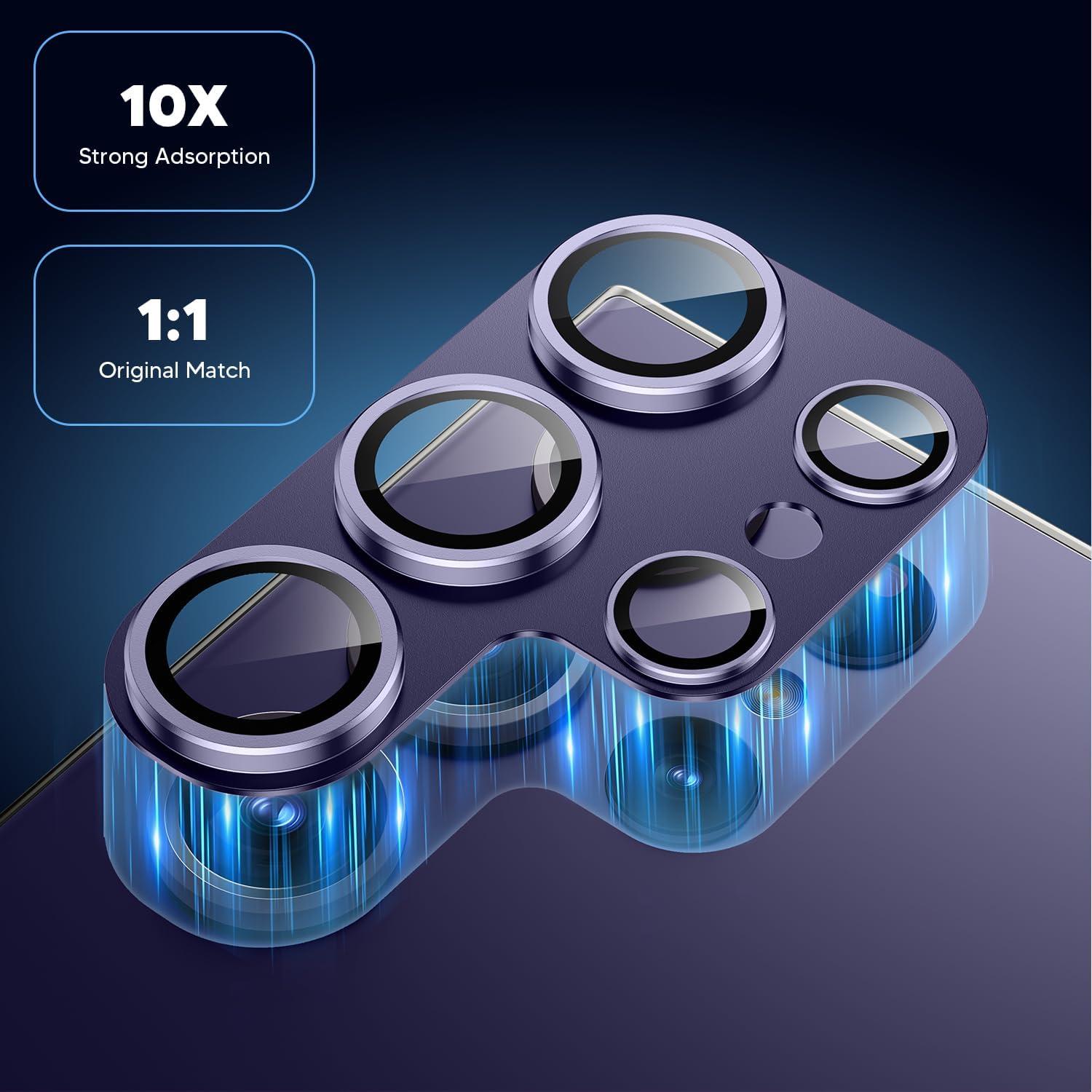 Protector de Lente de Cámara Mansoorr para Galaxy S24 Ultra