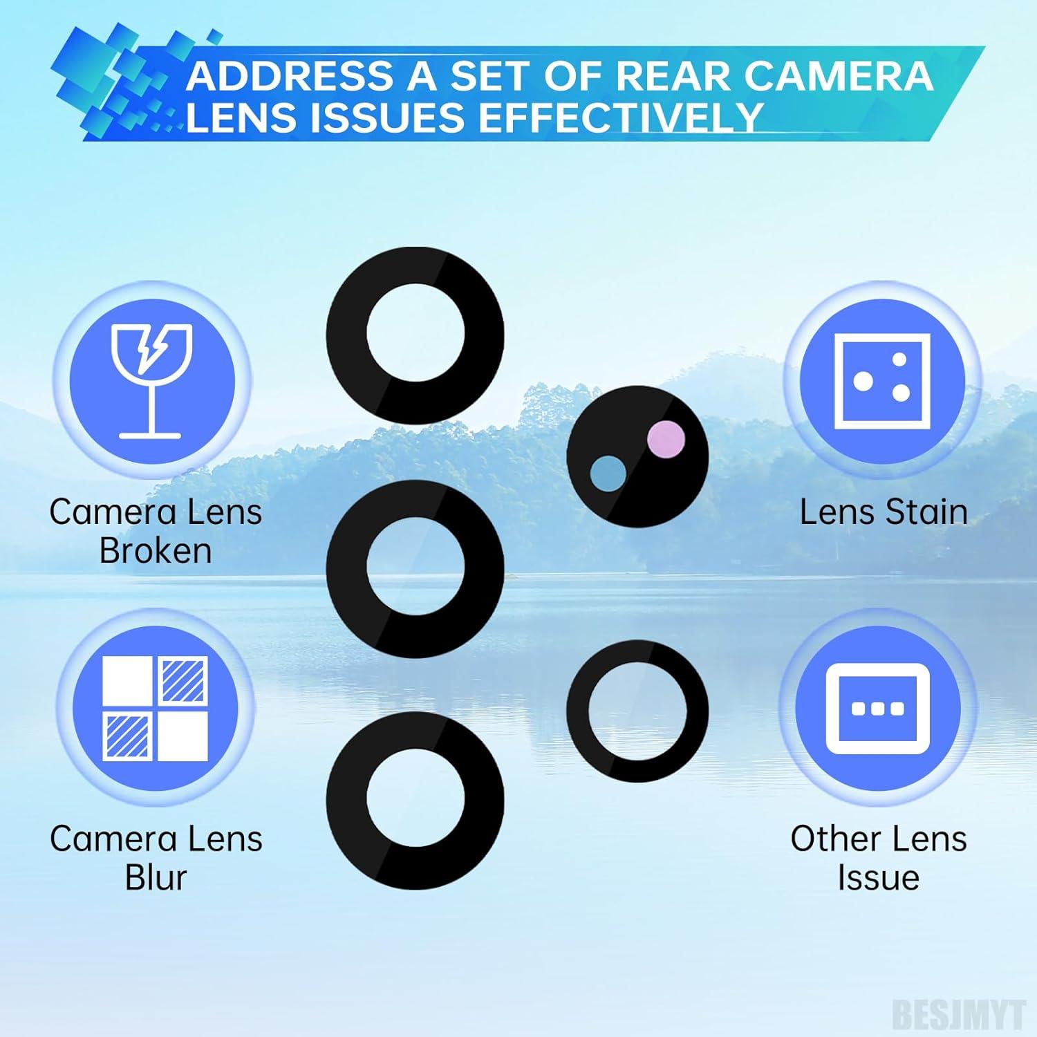 Reemplazo Lente Cámara Trasera Samsung Galaxy S24 Ultra - Kit Completo