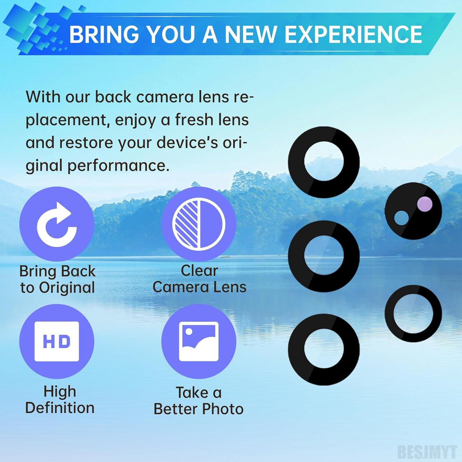 Reemplazo Lente Cámara Trasera Samsung Galaxy S24 Ultra - Kit Completo