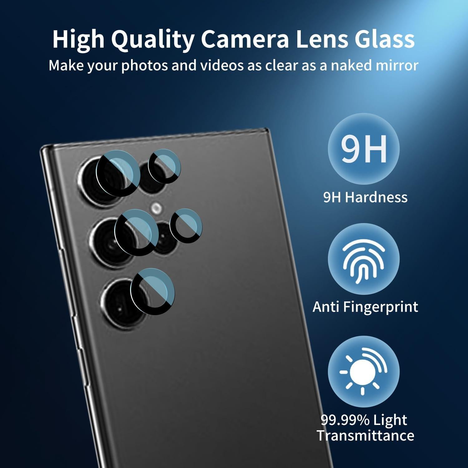 Kit de Reemplazo de Cristal de Lente de Cámara Samsung S24 Ultra