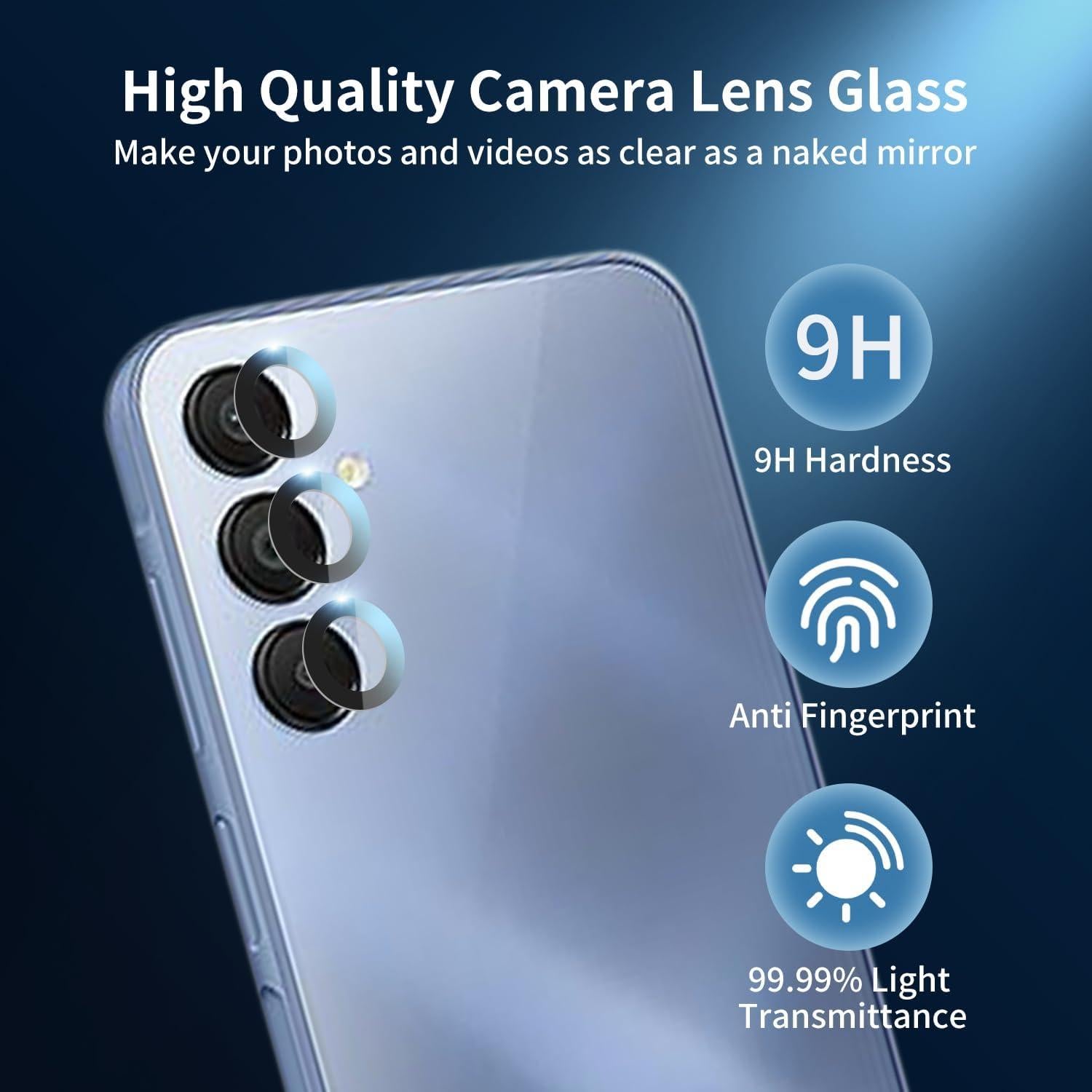 Kit Reemplazo Cristal Lente Cámara Samsung Galaxy A15 - Senpinkboo