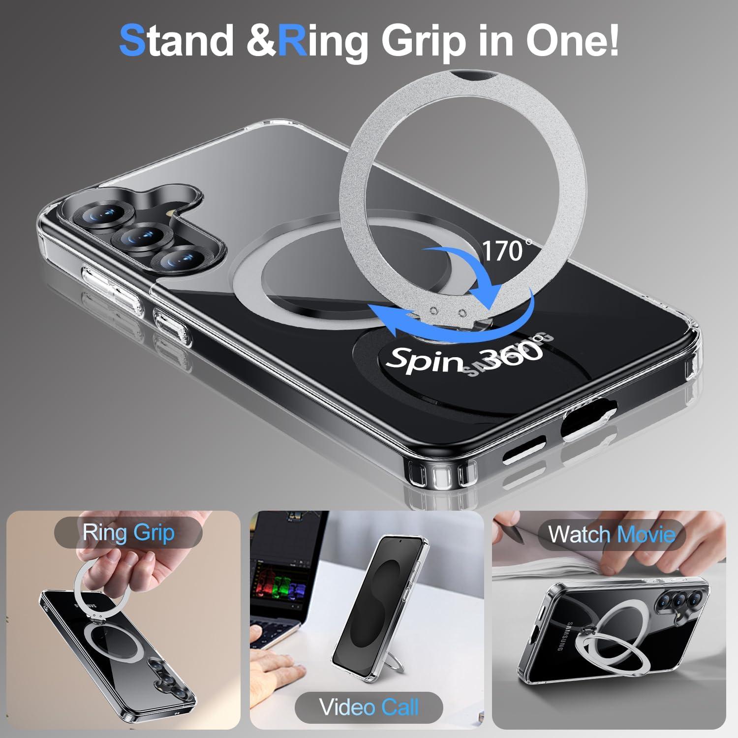 Funda Magnética a Prueba de Golpes Bitowik para Samsung S25 Plus